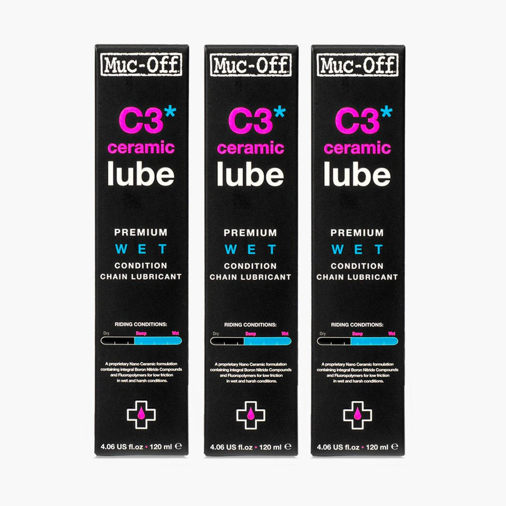 3 x C3 Wet Weather Lube 120ml - 3 x C3 Wet Weather Lube 120ml