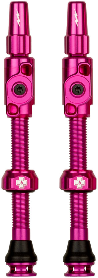 Muc-Off Big Bore Lite Tubeless Valve Stems - Large 45mm -Pink