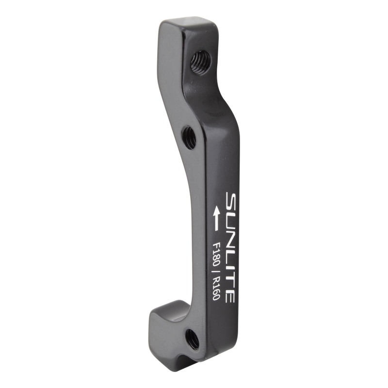 Sunlite Disc Adapter  180mm/160mm IS Mount Post Mount Black 20mm