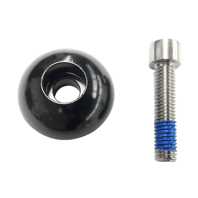 Sun seeker Keyed Fit Recumbent Rear Hub Retaining Bolt/Cap Black