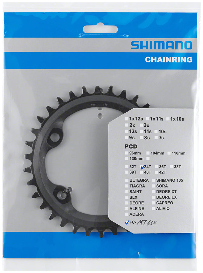 Shimano FC-MT610 12-Speed Asymmetric 96 BCD Chainring - Image 6