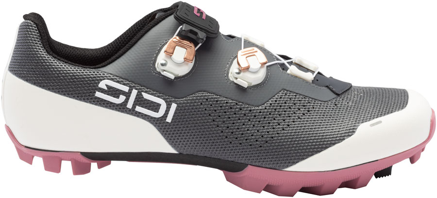 SIDI Dominator X XC Clipless Shoes - Women's Anthracite Ice White 39.5