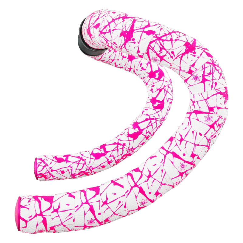 Supacaz Super Sticky Kush White/Neon Pink bar tape