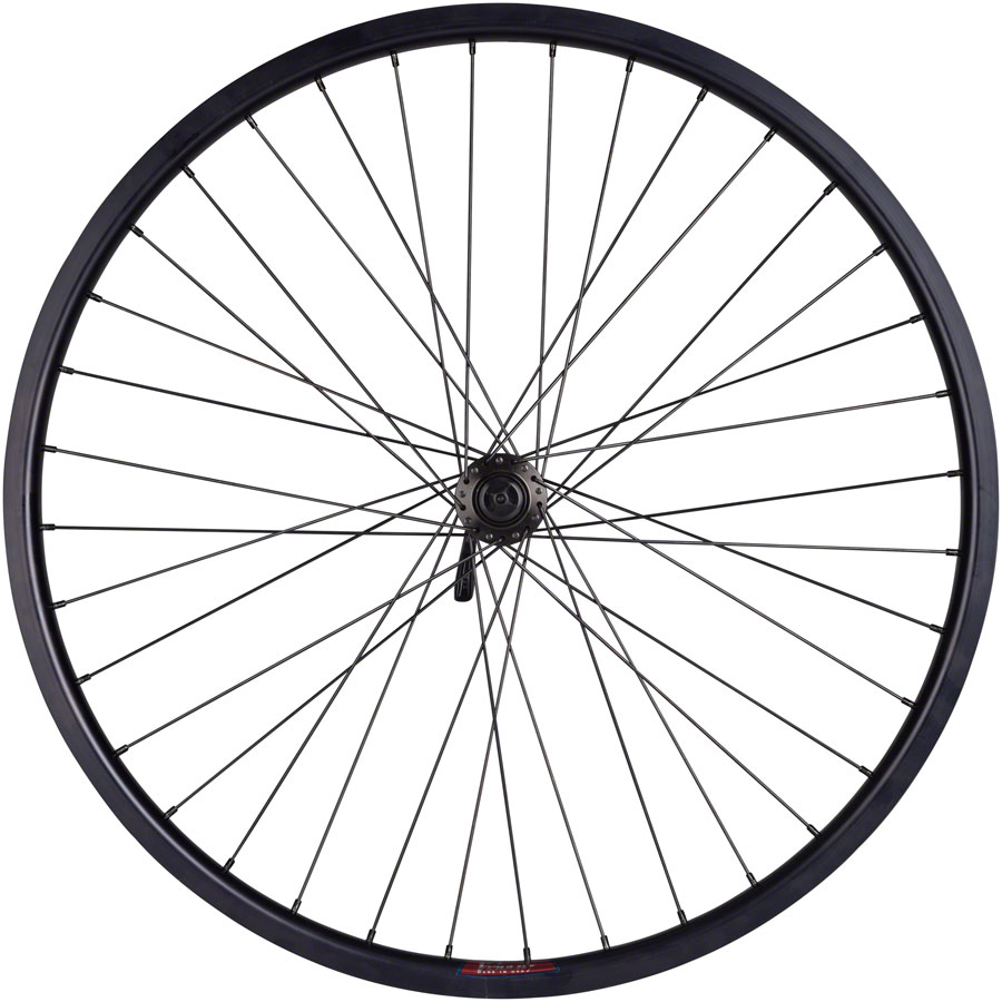 Quality Wheels Value HD Series Disc Front Wheel - QR x 100mm, Center-Lock, Black - Image 4