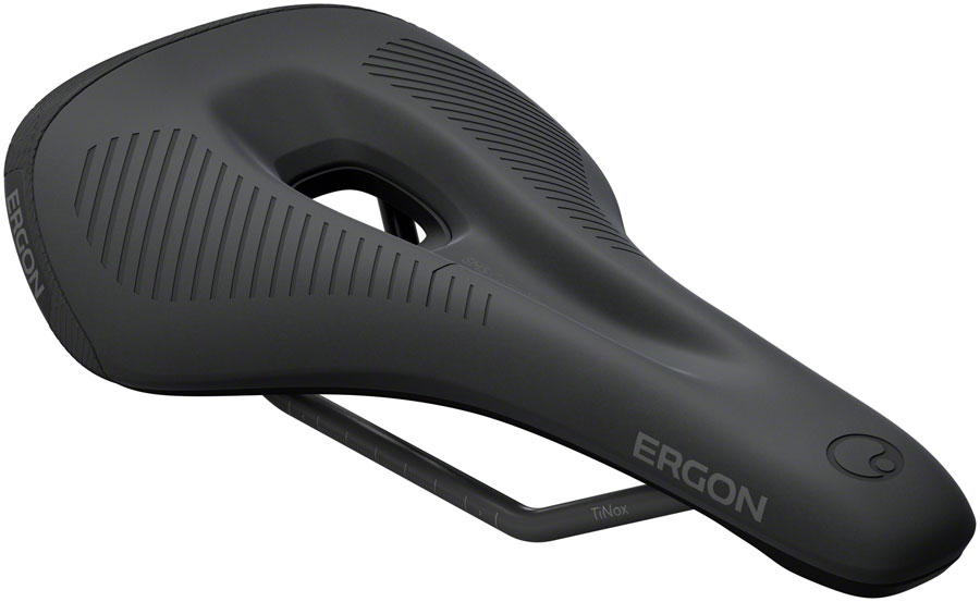 Ergon SMS Comp Saddle - TiNox SL, Black, Men's variant 2