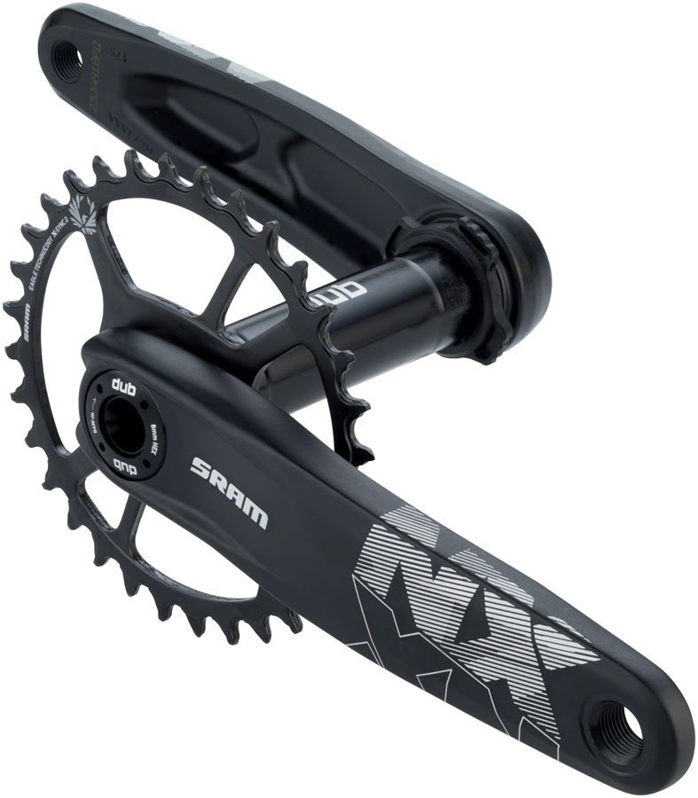 SRAM NX Eagle DUB Crankset - 12 Speed, Black