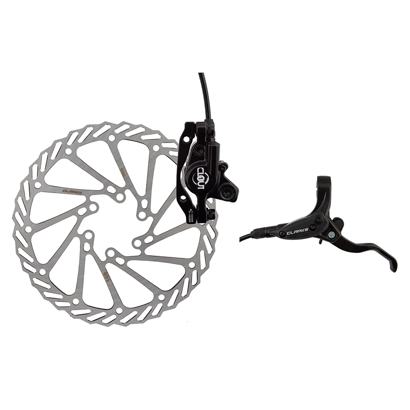 Clarks Clout-1 Hydraulic Disc Brake Kit Front disc brake Black