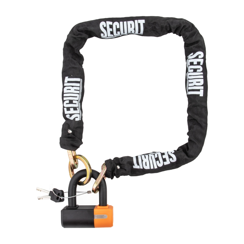 Securit E-Bike Sinch Chain Lock 10mm 4`/121.92cm Key Blk