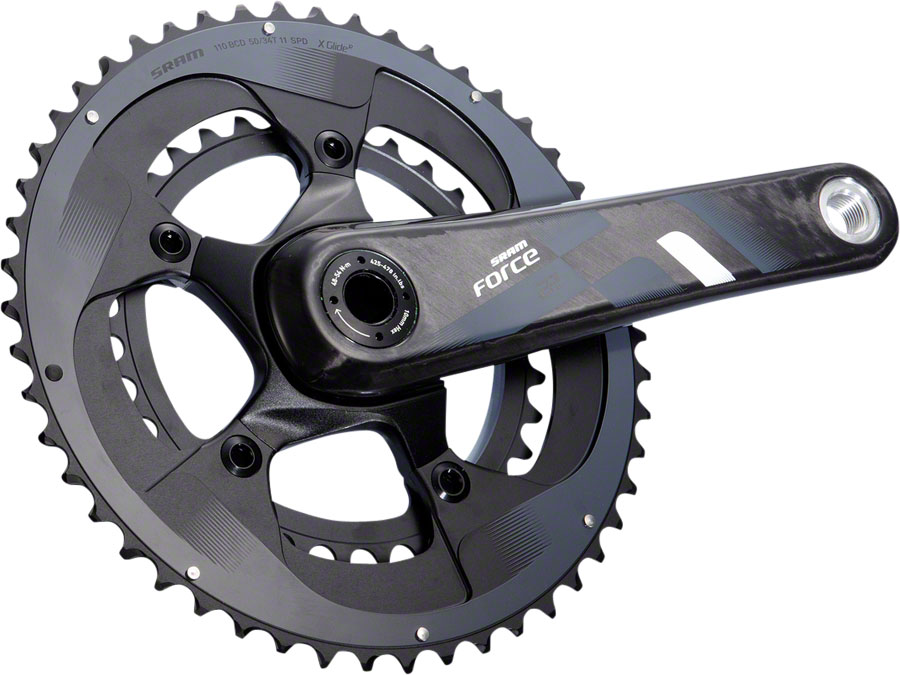 SRAM Force 22 Crankset - 11-Speed, GXP Spindle Interface, Black variant 2