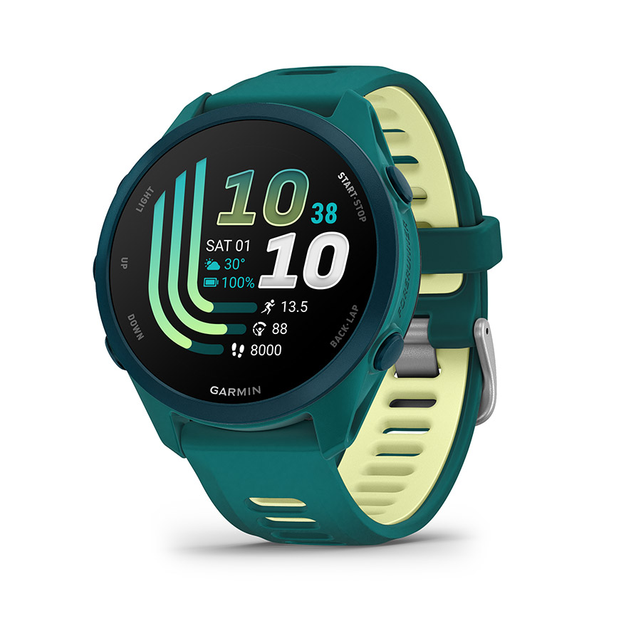 Garmin Forerunner 170 Music Watch Watch Color: Teal Green Wristband: Teal Green/Citron - Silicone Garmin Forerunner 170 Music Watch Watch Color: Teal Green Wristband: Teal Green/Citron - Silicone