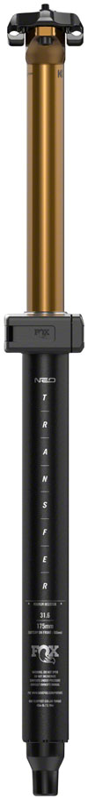 FOX Transfer Factory Neo Wireless Dropper Seatpost - Internal Routing Kashima Coat - Image 2