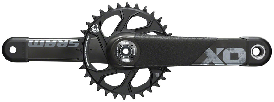 SRAM X01 All Downhill Crankset - 10/11-Speed, 34t, Direct Mount, DUB Spindle Interface