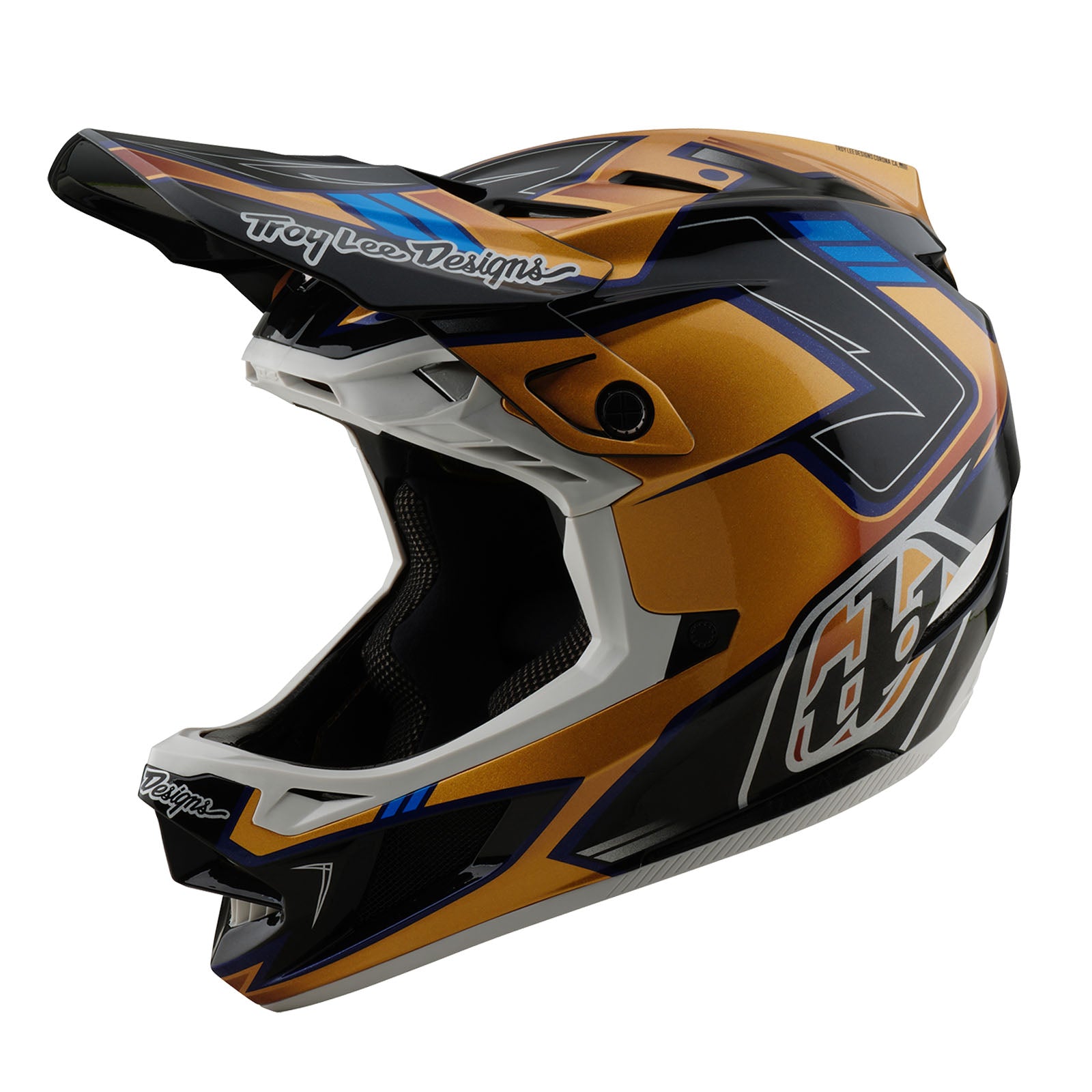 D4 Composite Helmet Royalty Black / Gold - Image 7