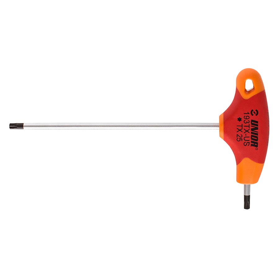 Unior T-Handle Torx Wrench Red/Orange