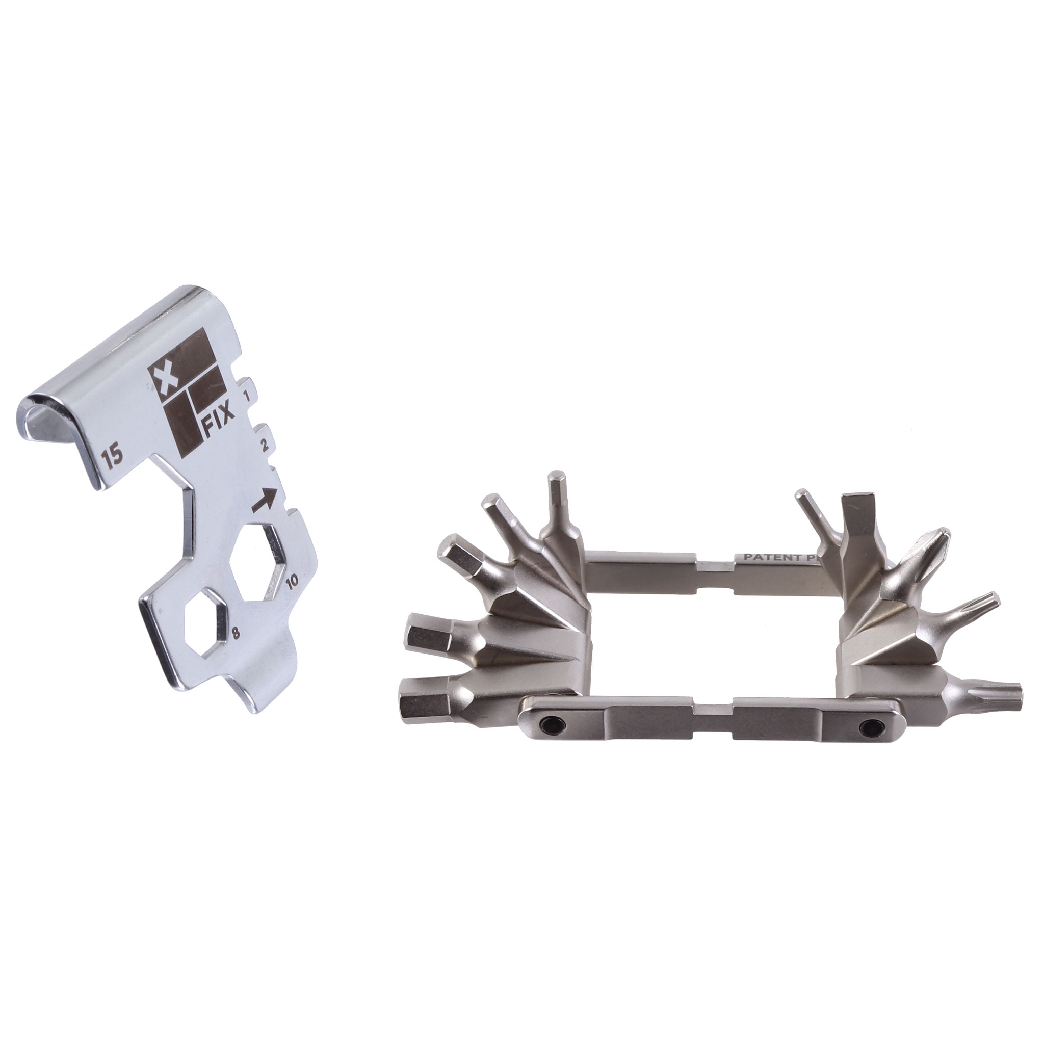 Fix Manufacturing Wheelie Wrench Folding Tool Silver Fix Manufacturing Wheelie Wrench Folding Tool Silver