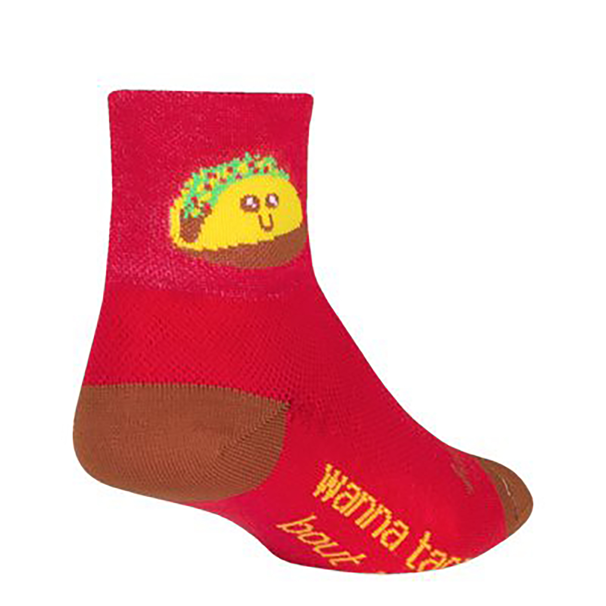 Sockguy Tacotherapy Socks - Red/Yellow
