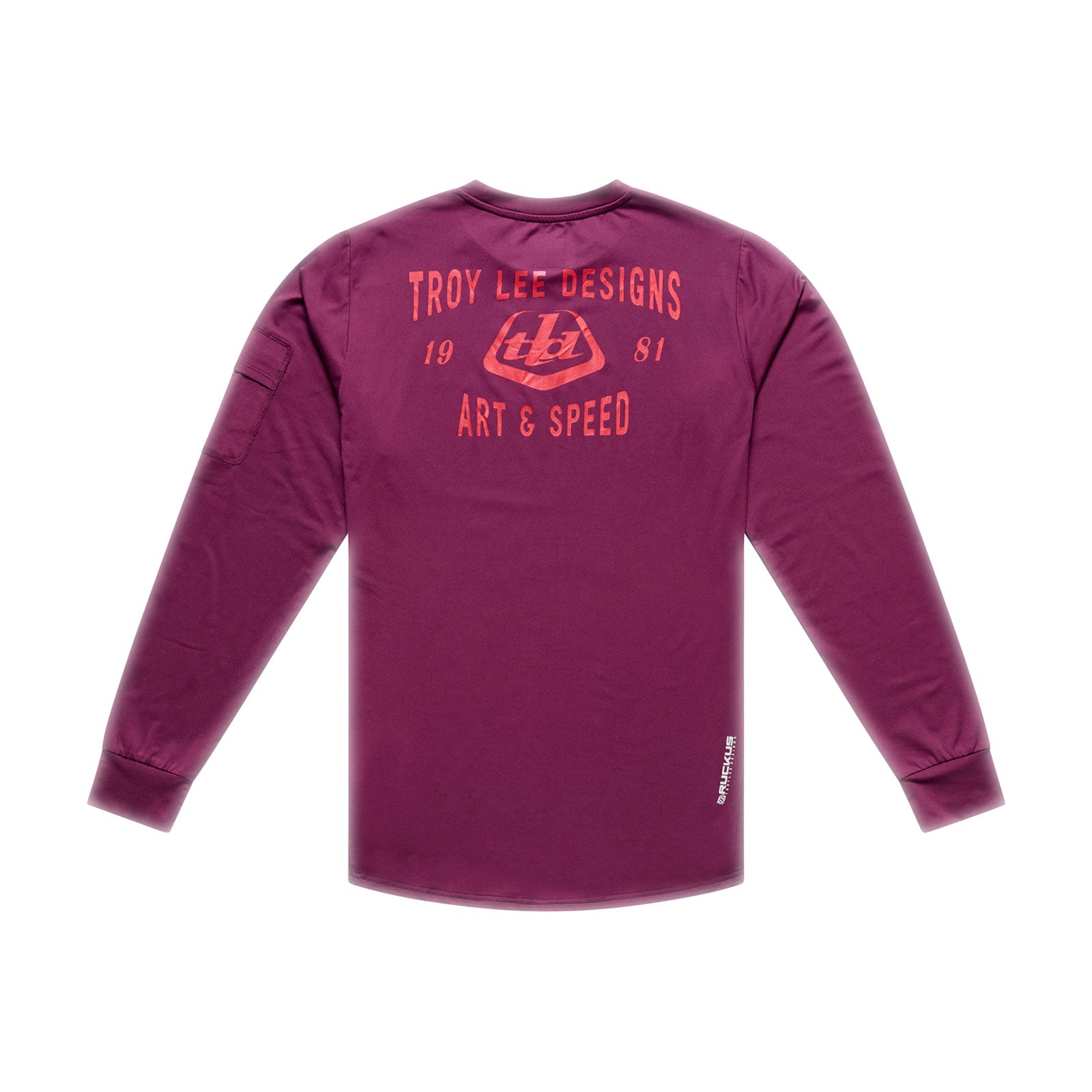 Ruckus Ride LS Tee Lockdown Sangria - Image 2