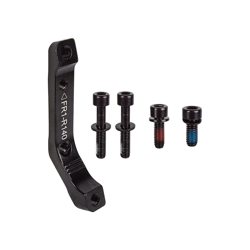 Trp Flat TO Post Disc Adapter  140mm Flat Mount Post Mount Black 0mm