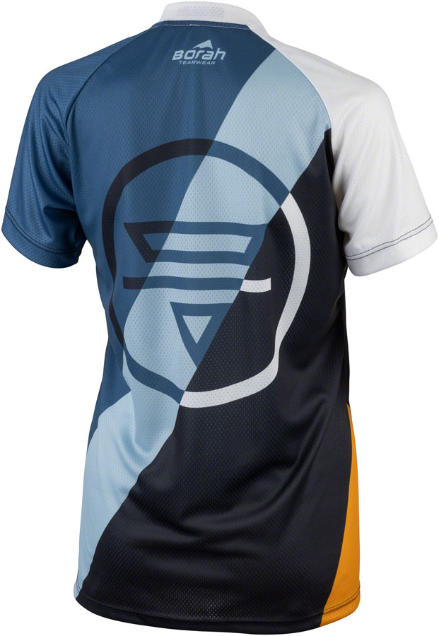 Teravail Waypoint Women's MTB Jersey - White, Blue, Lite Blue, Black, Gold - Image 2
