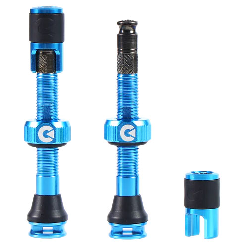 Clik Clik TubelessValve Set 40mm Clik Pair Hyper Blue