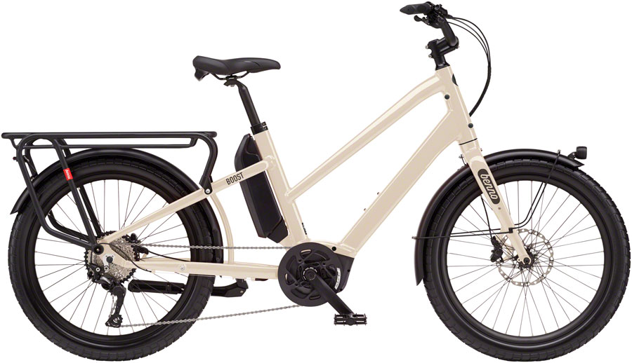 Benno Boost E Class 1 Etility Ebike - Bosch Performance Line 400Wh Step-Through Bone Gray One Size