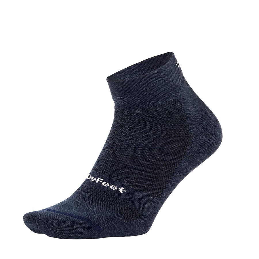 DeFeet Wooleator Pro 1'' Socks Logo Navy M Pair