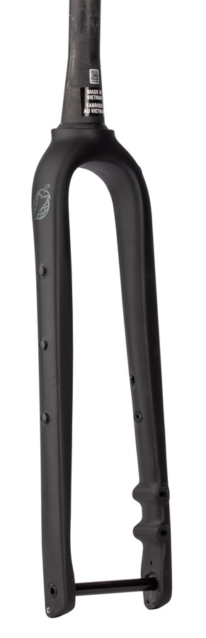 Salsa Waxwing Carbon V2 Fork - 700c/650b 100x12mm Thru-Axle 1-1/8" Tapered Carbon Flat Mount Disc BLK