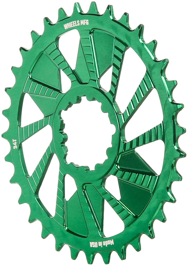 Wheels Manufacturing 3-Bolt Direct Mount T-Type Chain Compatible Chainring - Image 2