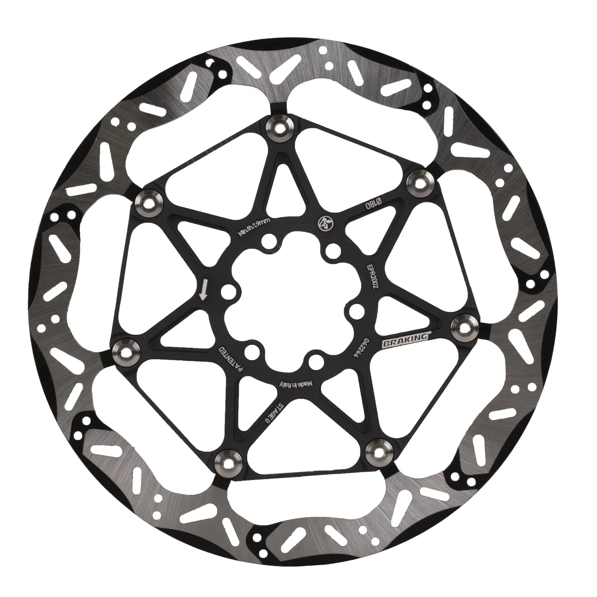 Braking Italy EPTA Stage 0 Rotor (2.2mm Thick) 6-bolt - 180mm  