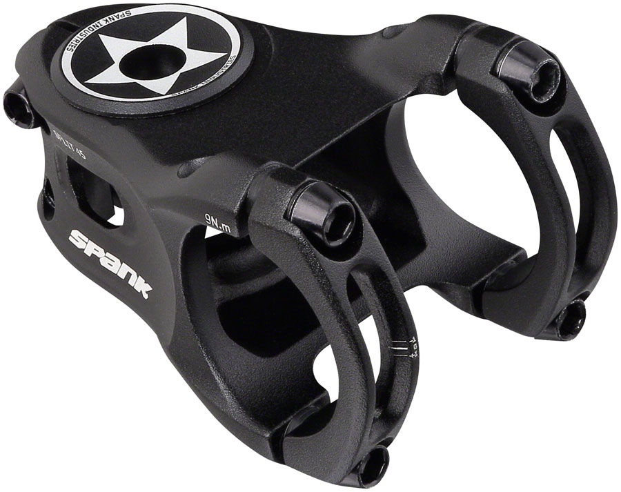 Spank Split 35 Stem - 45mm 35 Clamp +/-0 1 1/8" Aluminum Black Spank Split 35 Stem - 45mm 35 Clamp +/-0 1 1/8" Aluminum Black
