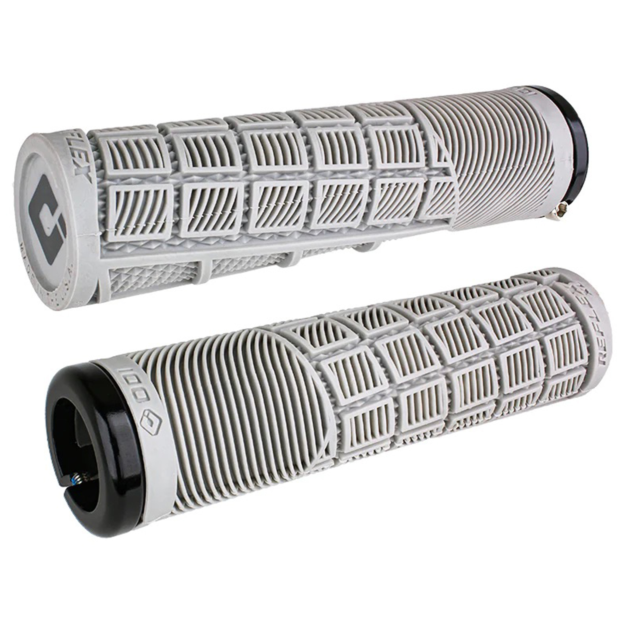 ODI Reflex v2.1 XL Lock-On Grips - White/Black variant 3