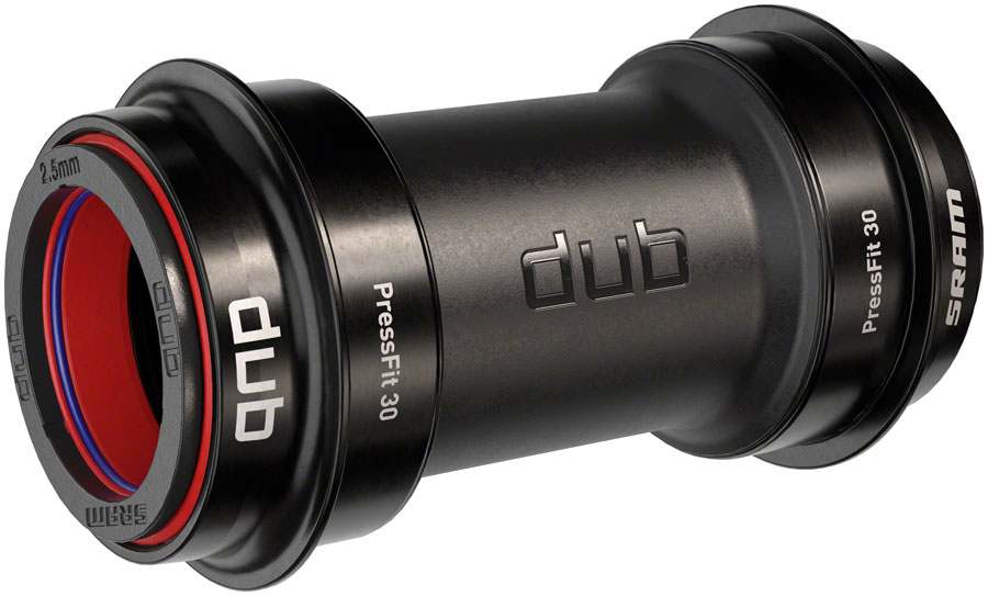 SRAM DUB Wide BB30 Ceramic Bottom Bracket - BB30 68/73mm 73 Road-Wide Black variant 3