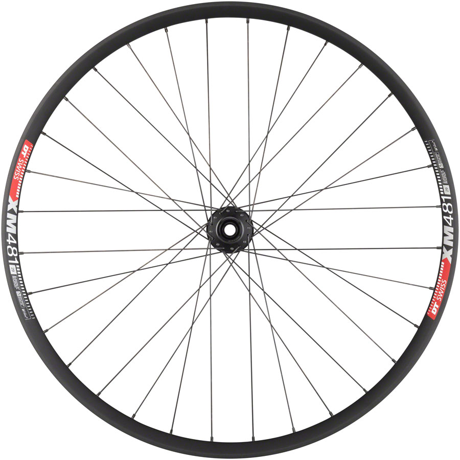 Quality Wheels DT 350/DT XM481 Front Wheel - 15 x 110mm, Boost, 6-Bolt, Black - Image 3