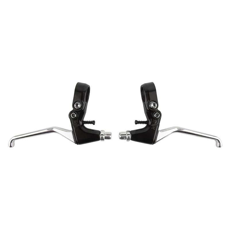 Sunlite Alloy MTN Levers Black/Silver Pair 4 Finger