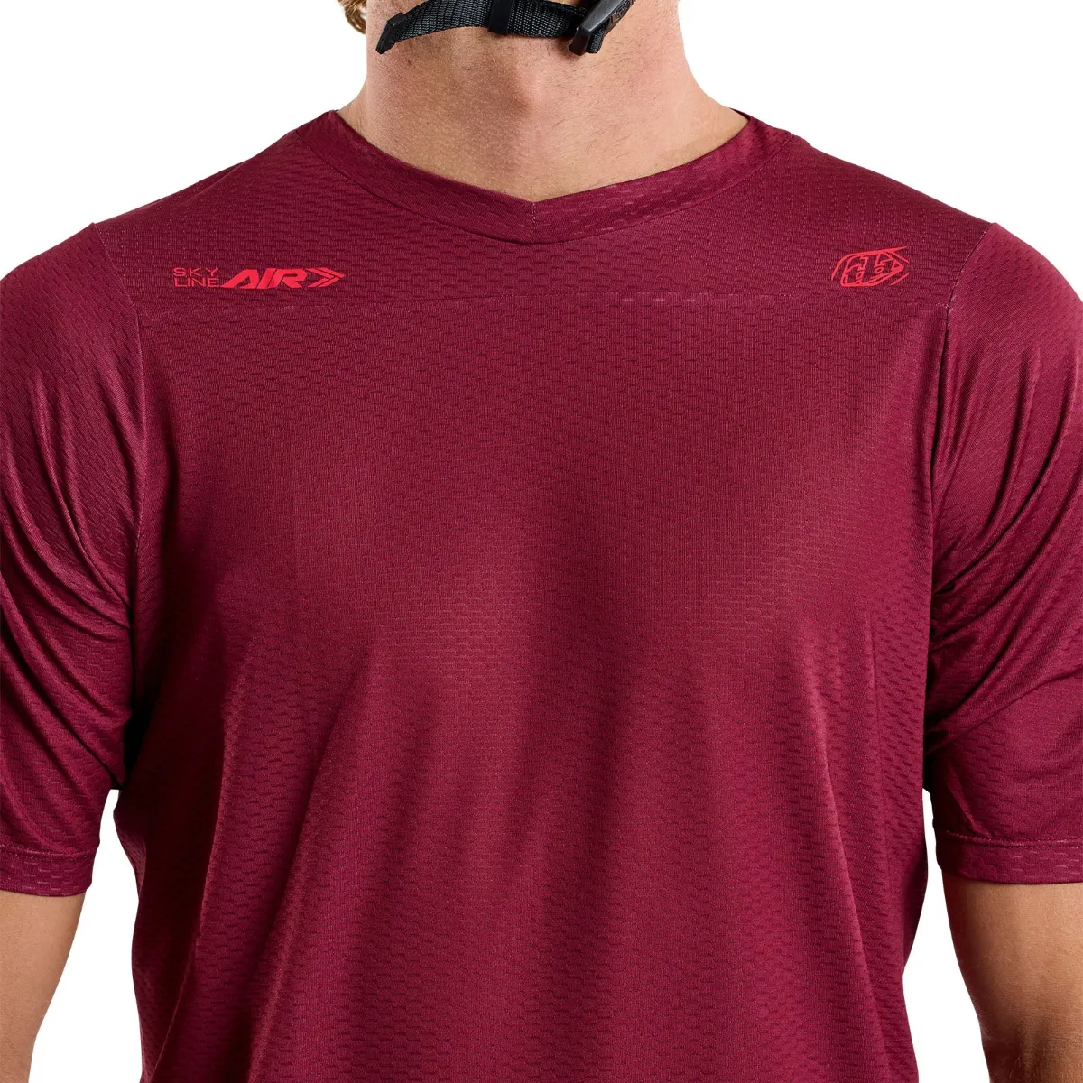 Skyline Air Short Sleeve Jersey Mono Oxblood - Image 11