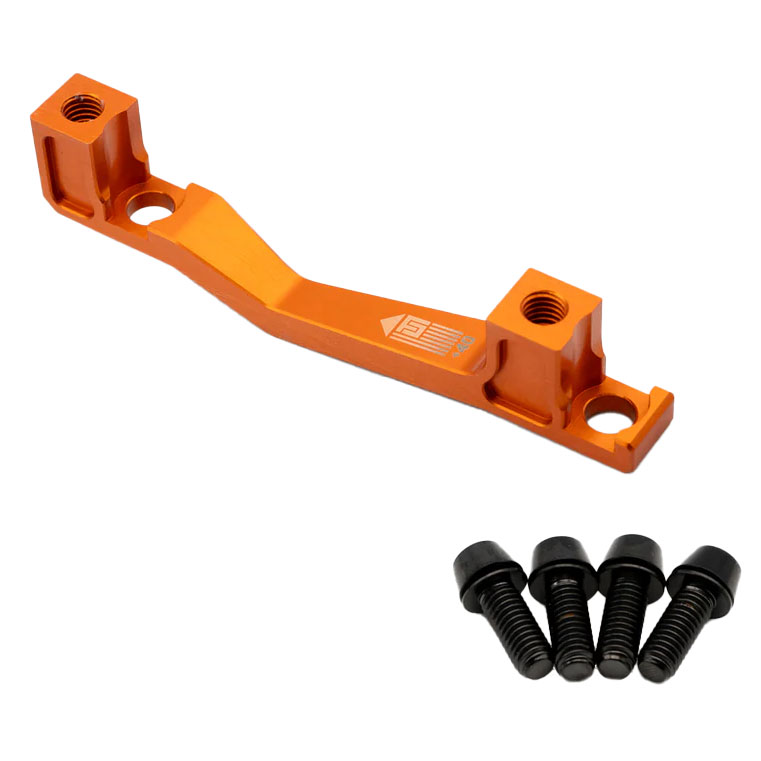 Freedom Coast Post Mount Brake Adapter 160/180mm+40 Orange
