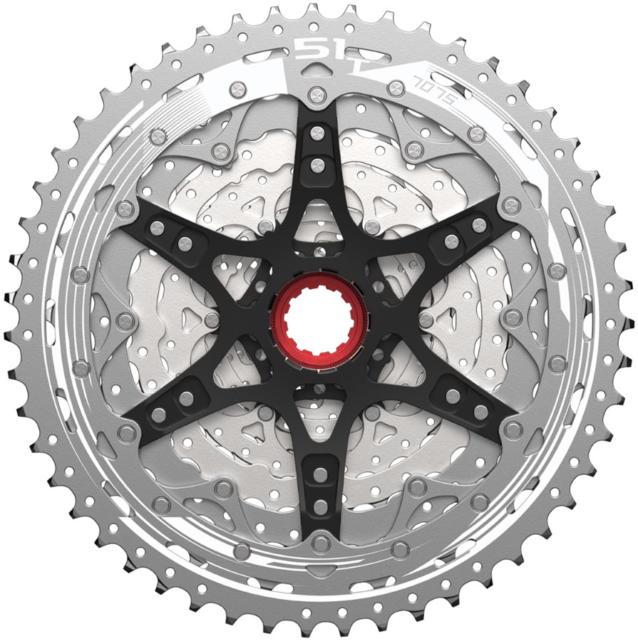 SunRace CSMZ903 Cassette - 12-Speed 11-51t Metallic Silver - Image 2