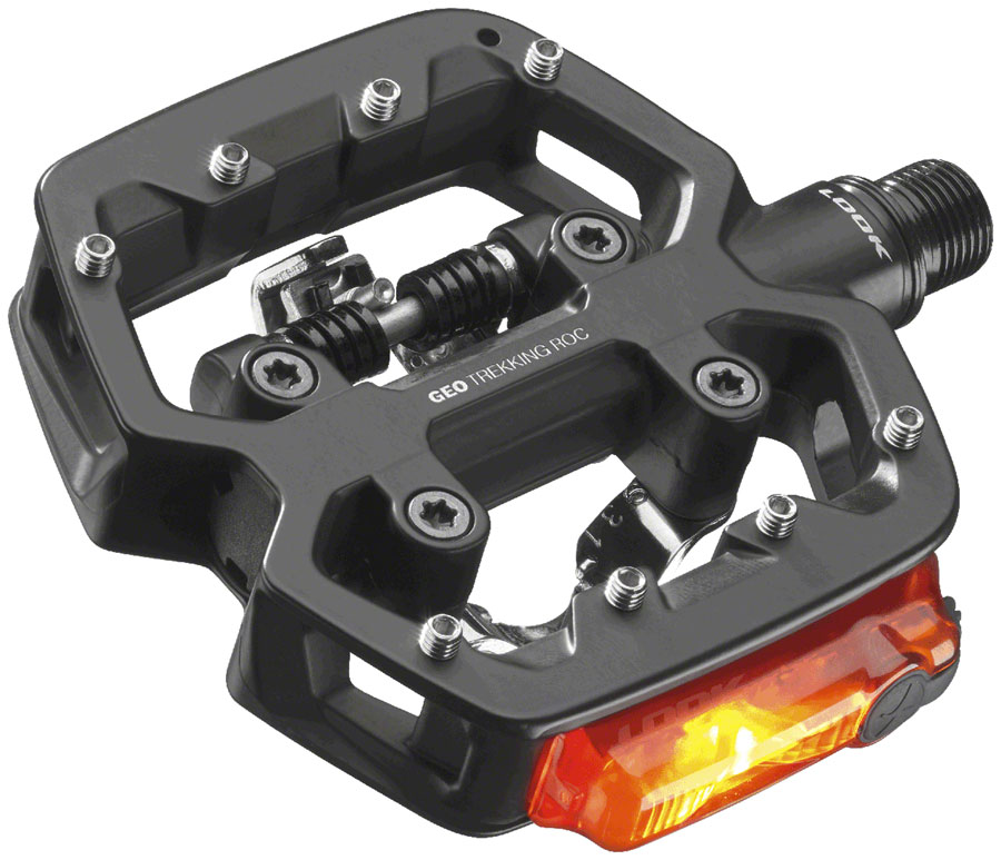 LOOK GEO TREKKING ROC VISION Pedals - Single Side Clipless Platform Chromoly 9/16" BLK LOOK GEO TREKKING ROC VISION Pedals - Single Side Clipless Platform Chromoly 9/16" BLK