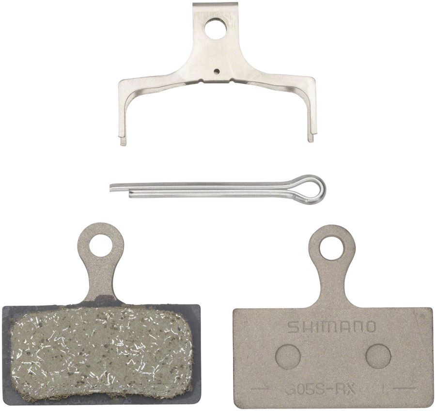Shimano G05S-RX Disc Brake Pad Spring - Resin Compound Stainless Steel Back Plate - Image 3