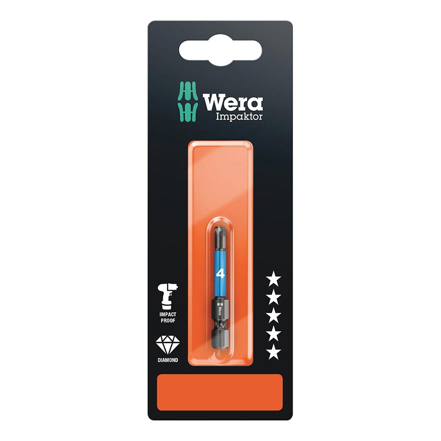 Wera 840/4 IMP DC Impaktor bits SB Hex-Plus variant 2