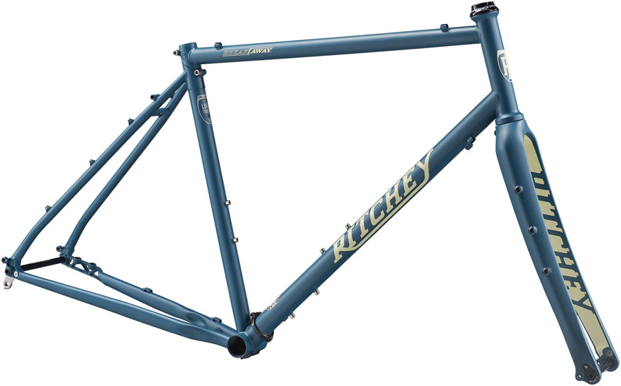 Ritchey Outback Breakaway Frameset - 700c, Steel, Blue