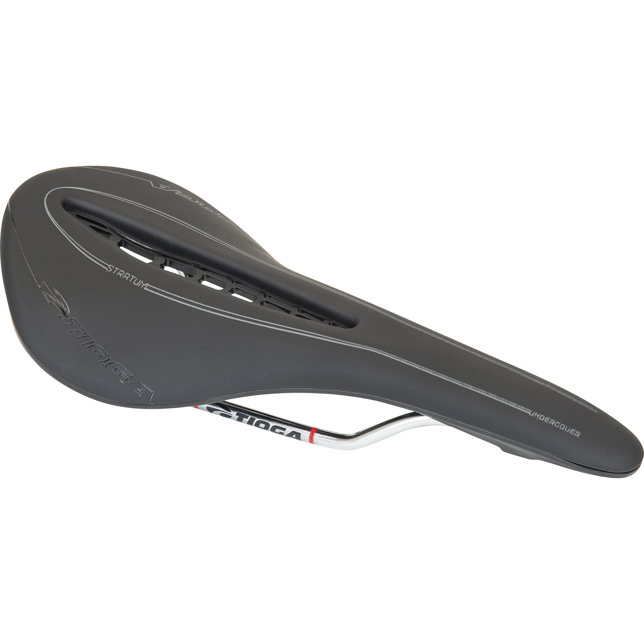 Tioga Undercover Stratum Saddle Titanium Rail - Black