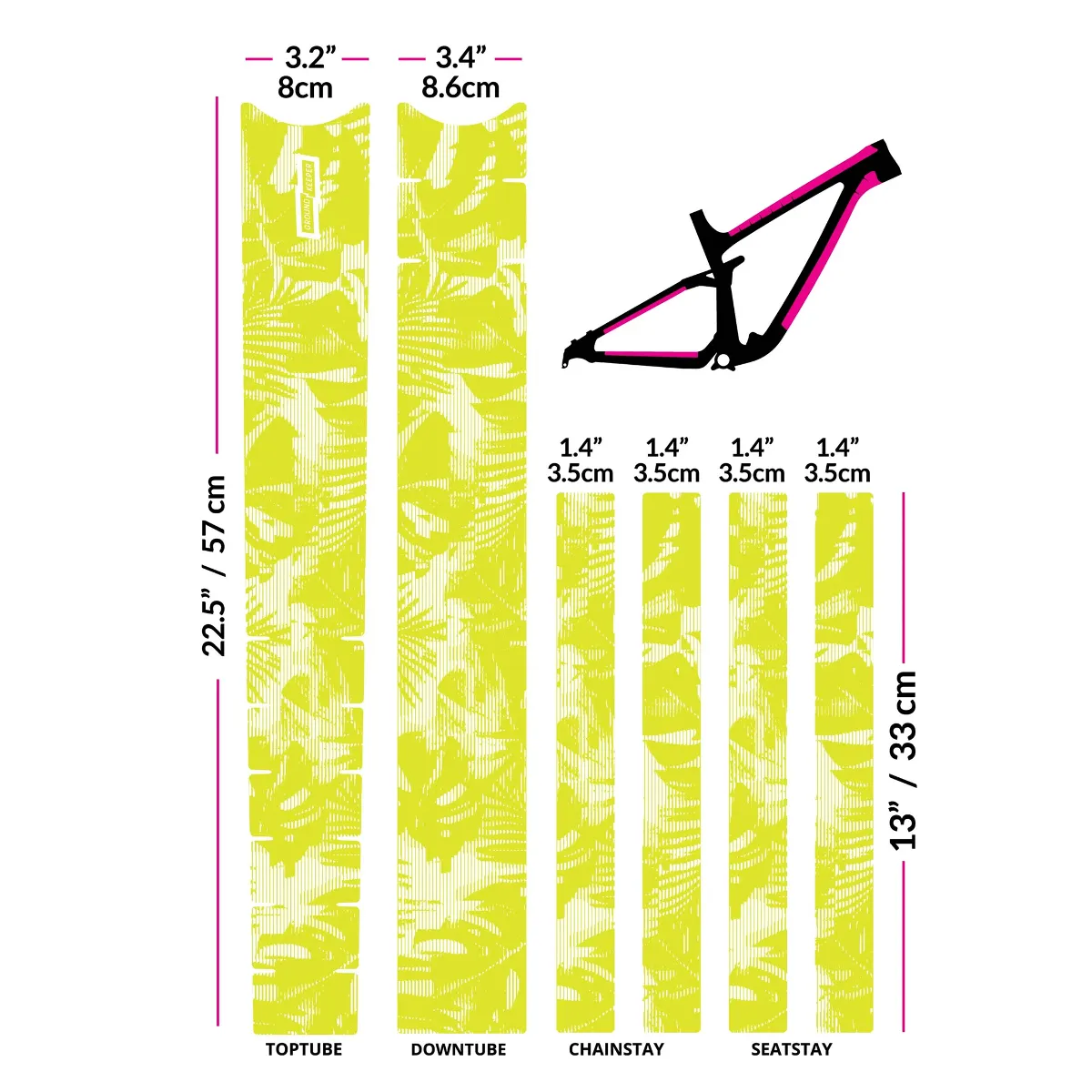Ground Keeper Frame Keeper Tropical Glitch Lemon Glossy  