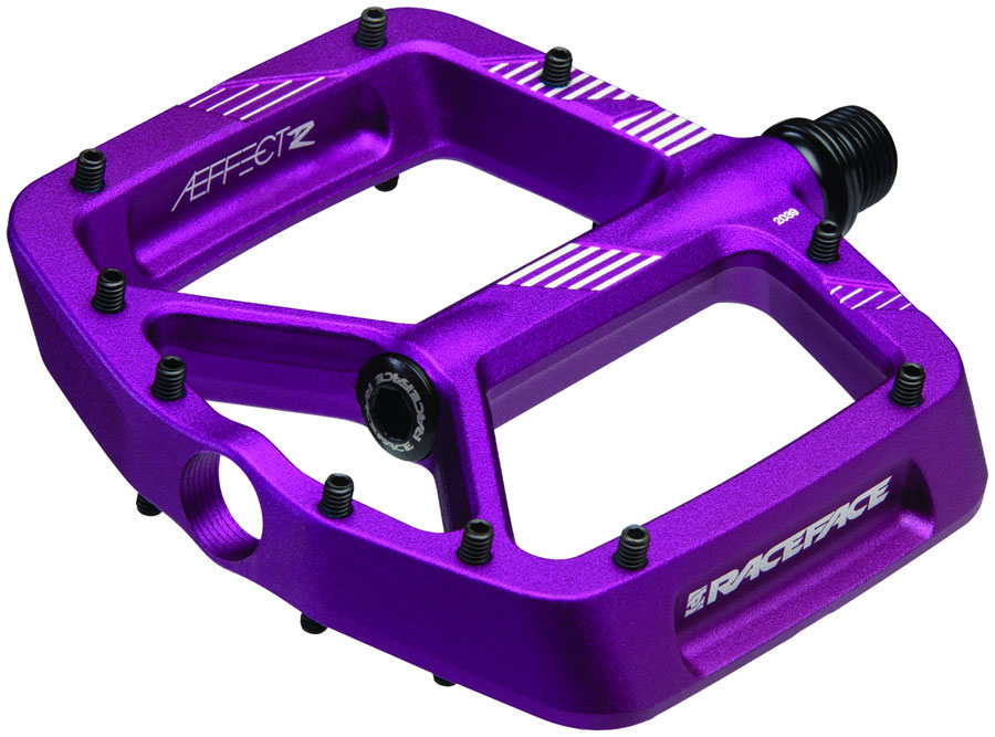 RaceFace Aeffect R Pedals - Platform Aluminum 9/16" Purple