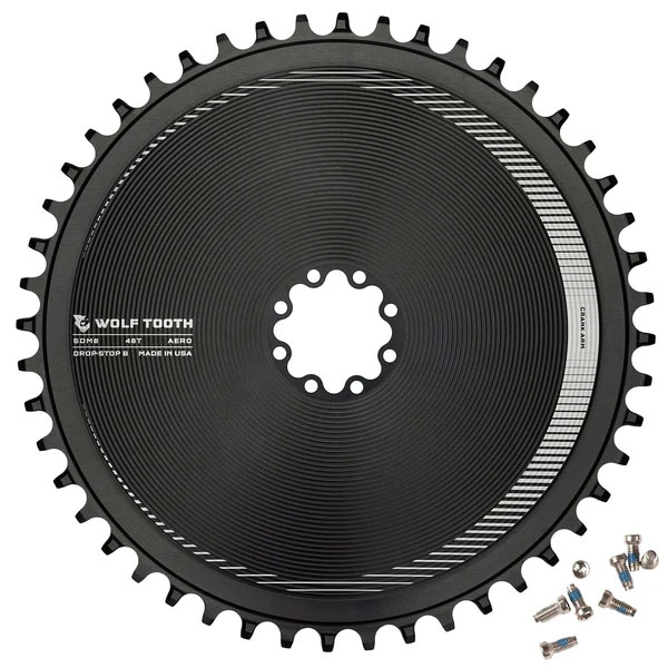 Wolf Tooth Aero 8-Bolt Drop-Stop B Road Chainring variant 2