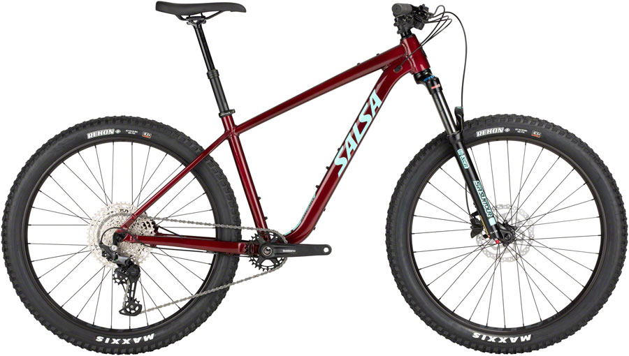 Salsa Rangefinder Deore 12 27.5+ Bike - Aluminum, Dark Red Salsa Rangefinder Deore 12 27.5+ Bike - Aluminum, Dark Red