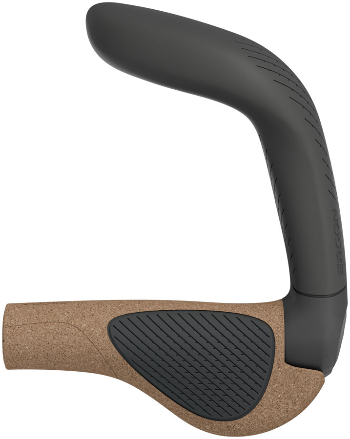 Ergon GP5 Evo BioKork Grips - Lock-On Black/Tan - Image 2