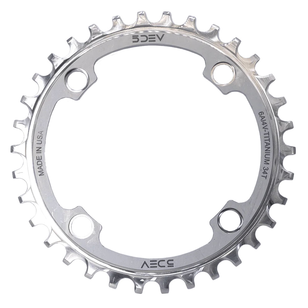 5Dev 104 BCD Titanium Chainrings