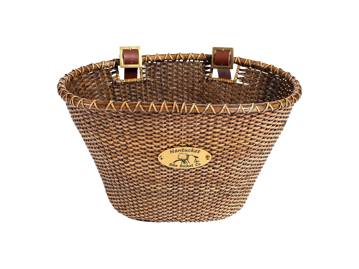 Nantucket Lightship Oval Stained Basket Nantucket Lightship Oval Stained Basket