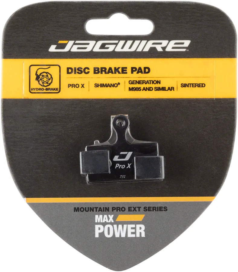 Jagwire Pro Extreme Sintered Disc Brake Pads - For Shimano S700 M615 M6000 M785 M8000 M666 M675 M7000 M9000 M9020 M985 M987 Jagwire Pro Extreme Sintered Disc Brake Pads - For Shimano S700 M615 M6000 M785 M8000 M666 M675 M7000 M9000 M9020 M985 M987